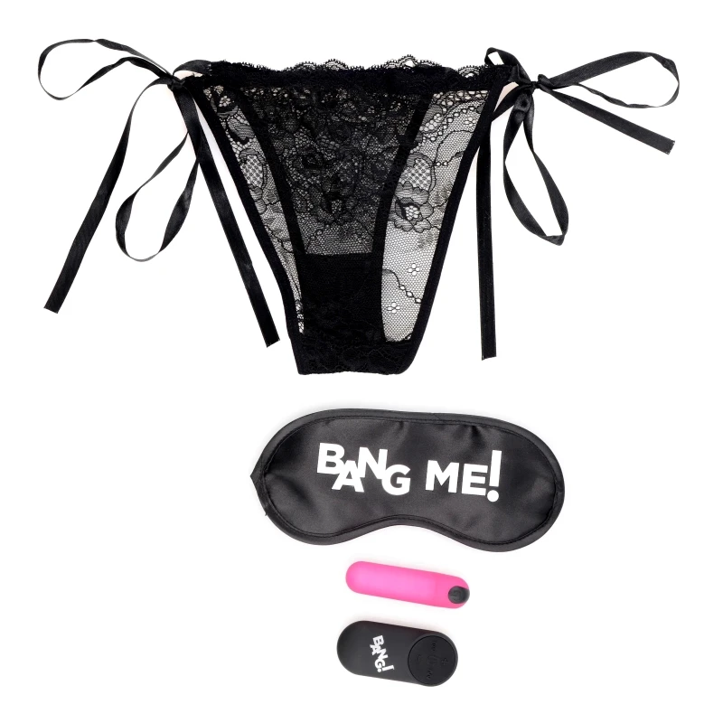 XR Brands Bang Power Panty & Blindfold Kit