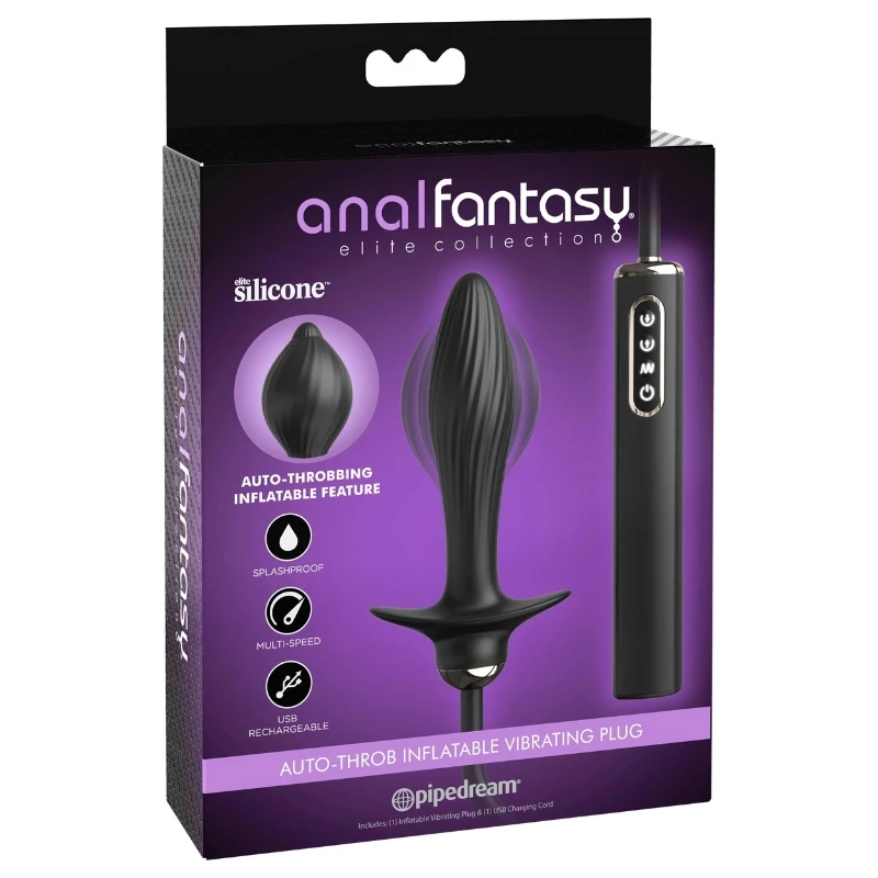 pipedream Anal Fantasy Elite Auto Throb Inflatable Vibrating Plug