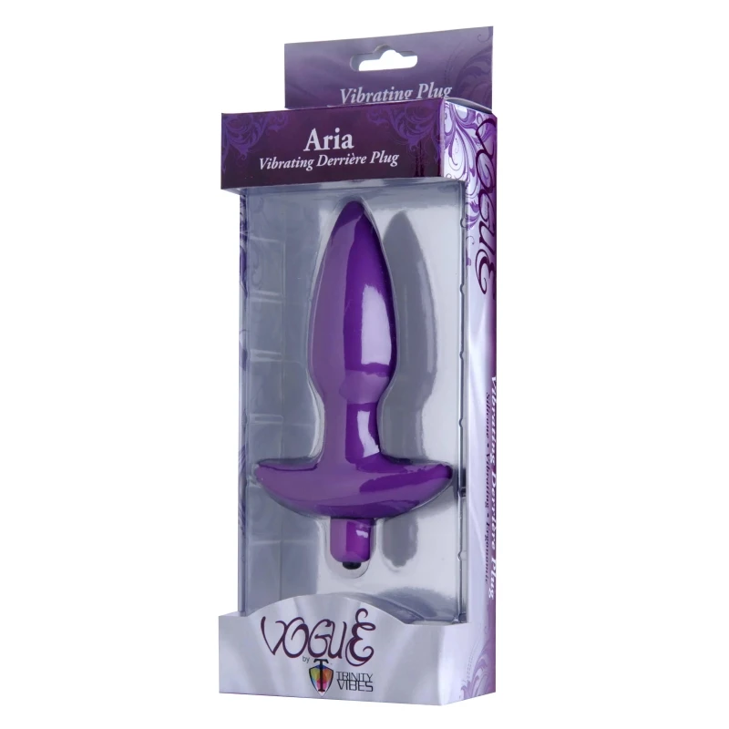 XR Brands Trinity Vibes Vogue Grand Aria Vibrating Anal Plug