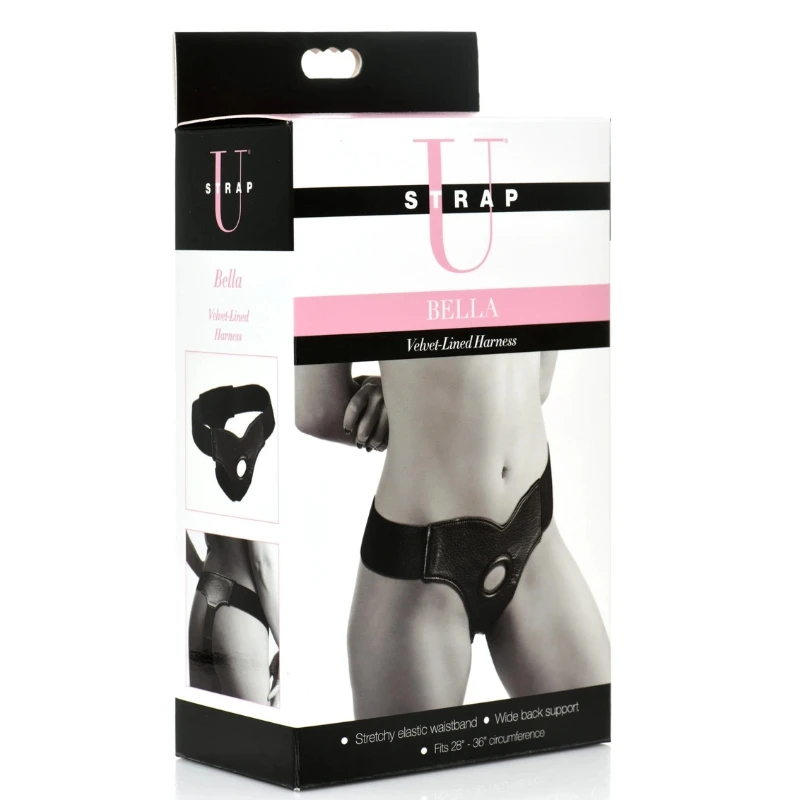 XR Brands Strap U Bella Velvet Lined Strap On Harness