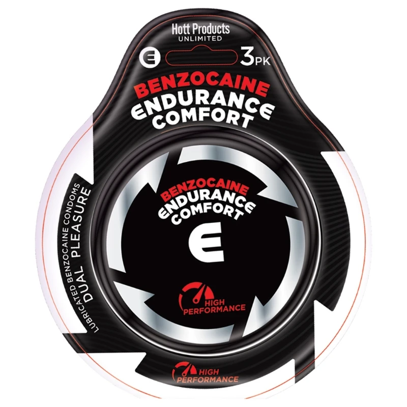 Hott Products Benzocaine Endurance Comfort Condoms