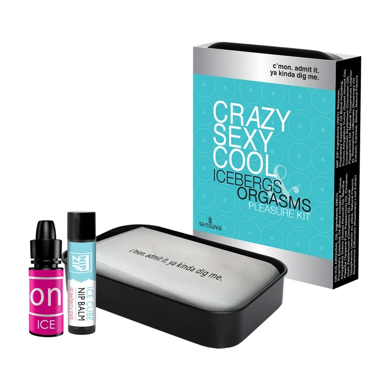 Sensuva Crazy Sexy Cool Icebergs & Orgasms Cooling Arousal Pleasure Kit