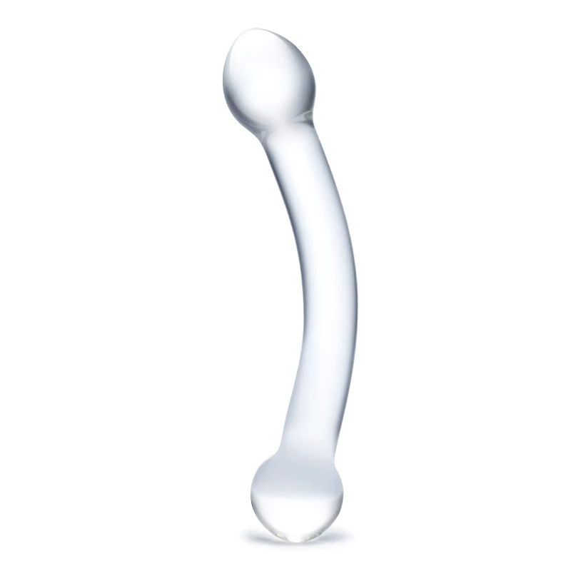 Gläs 7 Inch Curved Glass G Spot Stimulator