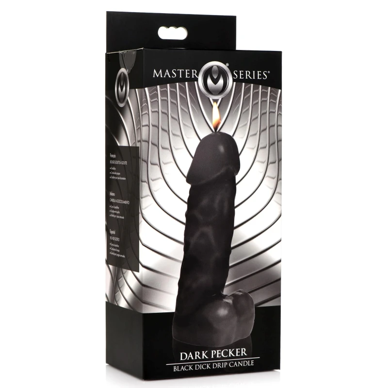 XR Brands Master Series Dark Pecker Dick Drip Candle