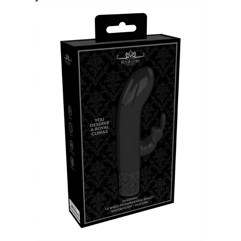 SHOTS Royal Gems Dazzling Mini Rabbit Vibrator