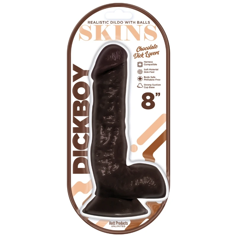 Hott Products Dickboy Skins Dildo 8" Lovers