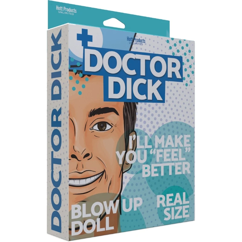 Hott Products Doctor Dick Blow Up Doll Inflatable Sex Toy