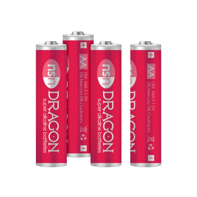 nsnovelties Dragon Super Alkaline Batteries 4 Packs