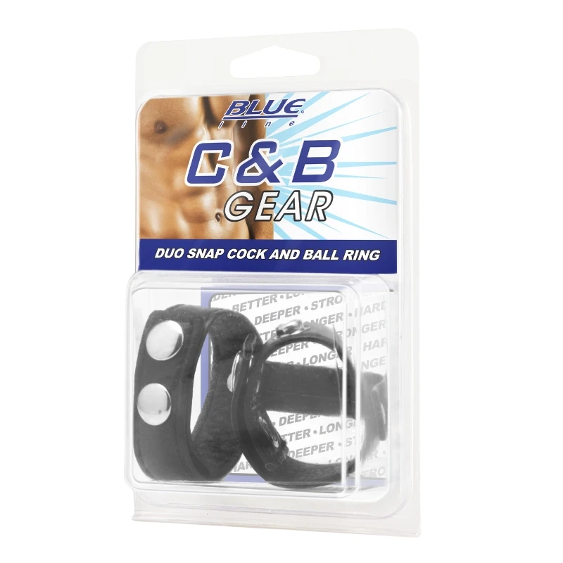 Blueline Duo Snap Cock & Ball Ring