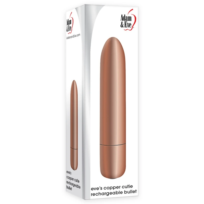 Adam and Eve Copper Cutie Rechargeable Bullet Vibrator