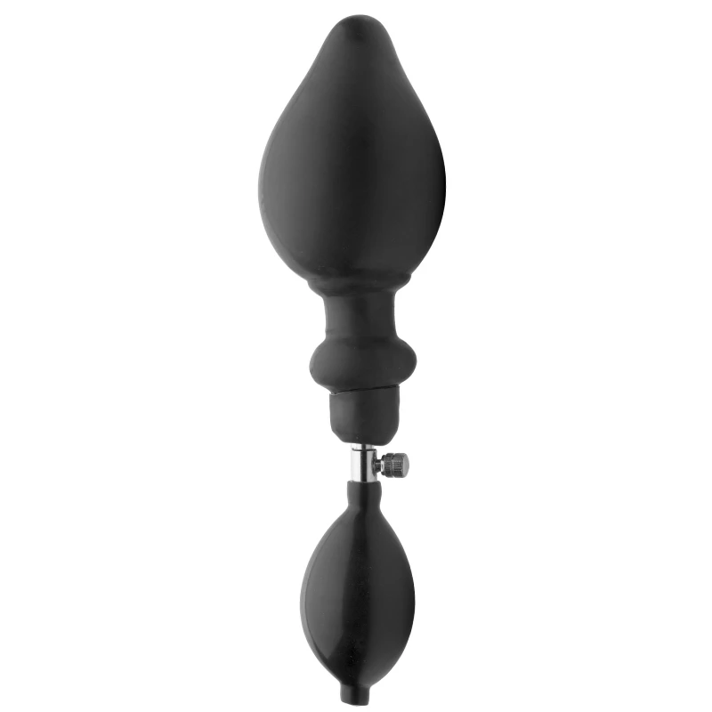 XR Brands Master Series Expander Inflatable Anal Plug With Removable Pump