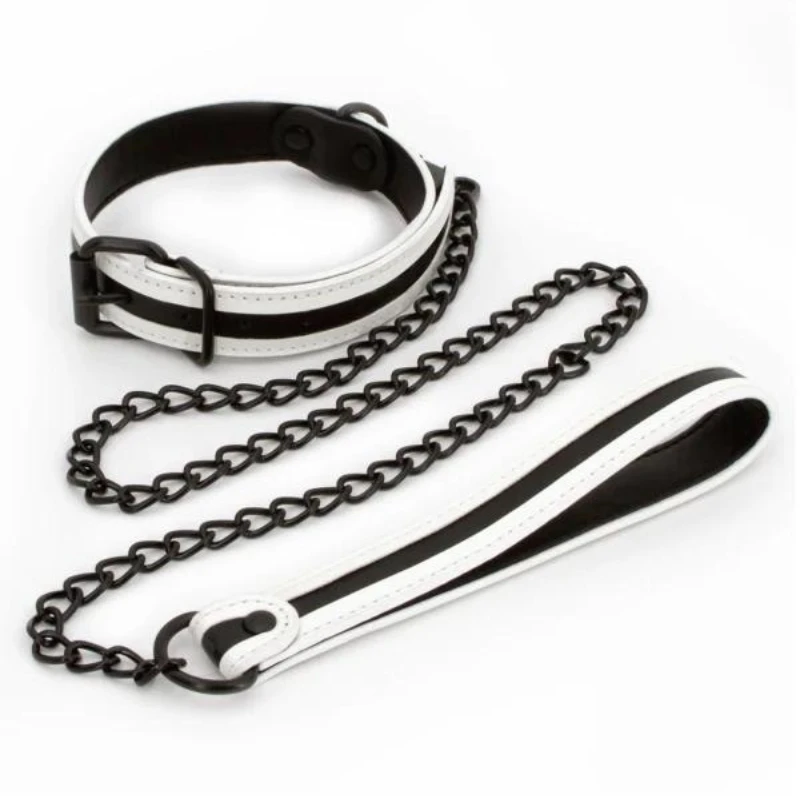 nsnovelties GLO Bondage Collar and Leash