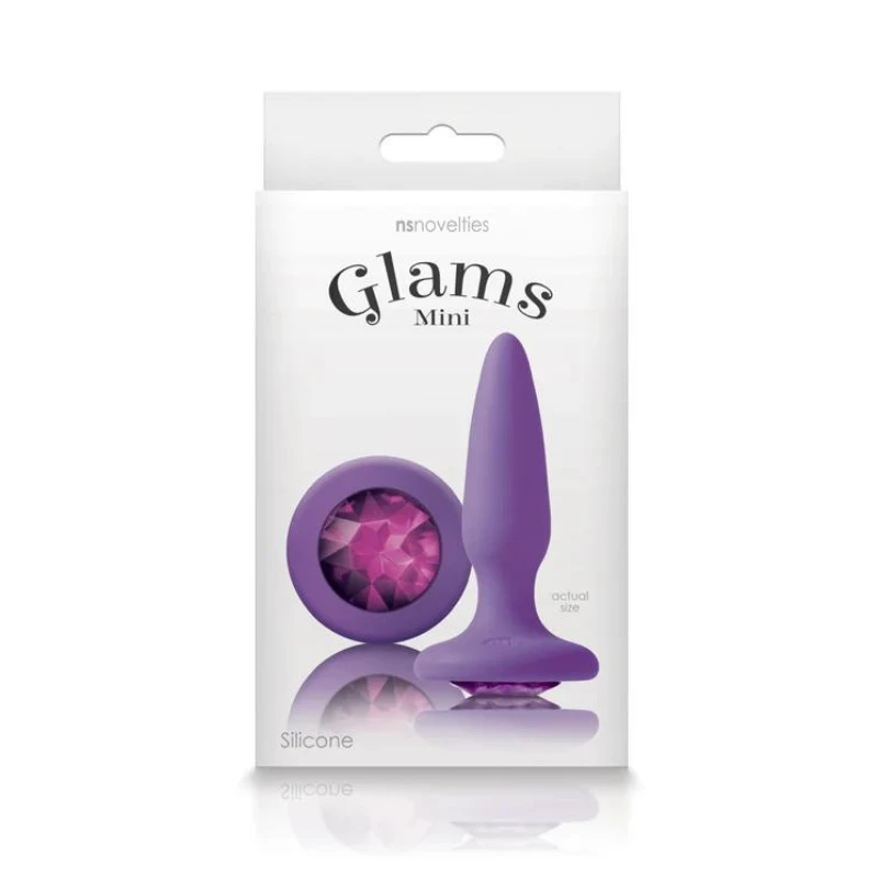 nsnovelties Glams Anal Plug Rainbow Gem