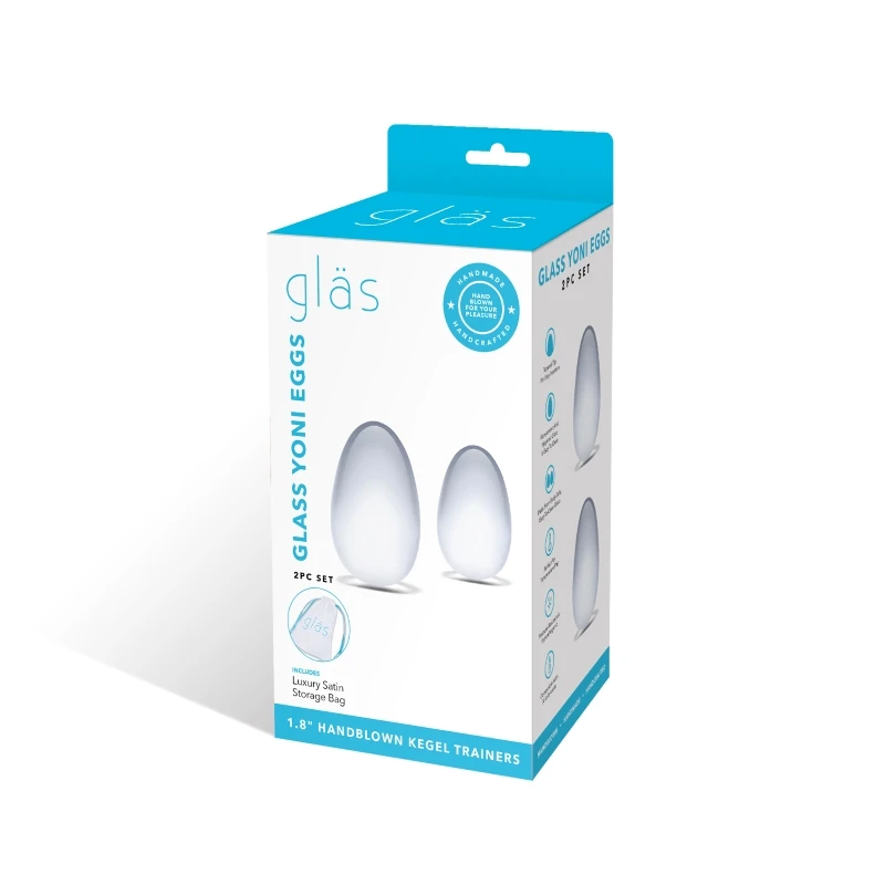 Gläs Glass Yoni Eggs Kegel Training Set