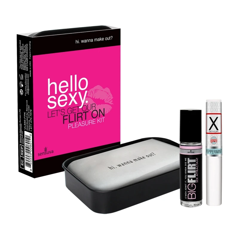 Sensuva Hello Sexy Let's Get Our Flirt On Pleasure Kit