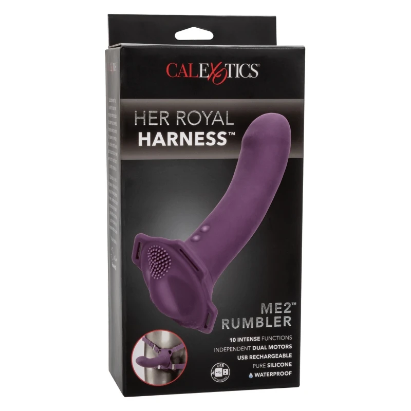 CalExotics Her Royal Harness Me2 Rumble Harness With Dildo