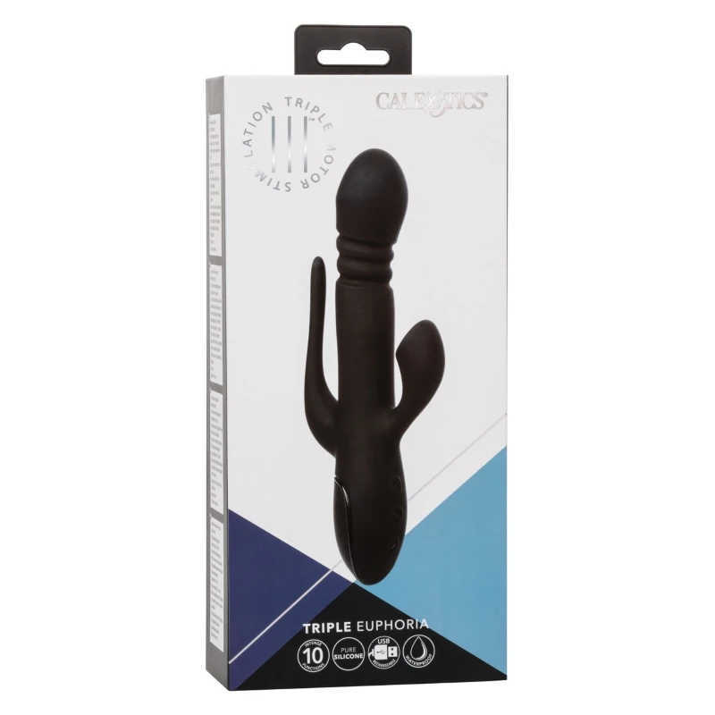 CalExotics III Triple Euphoria Vibrator