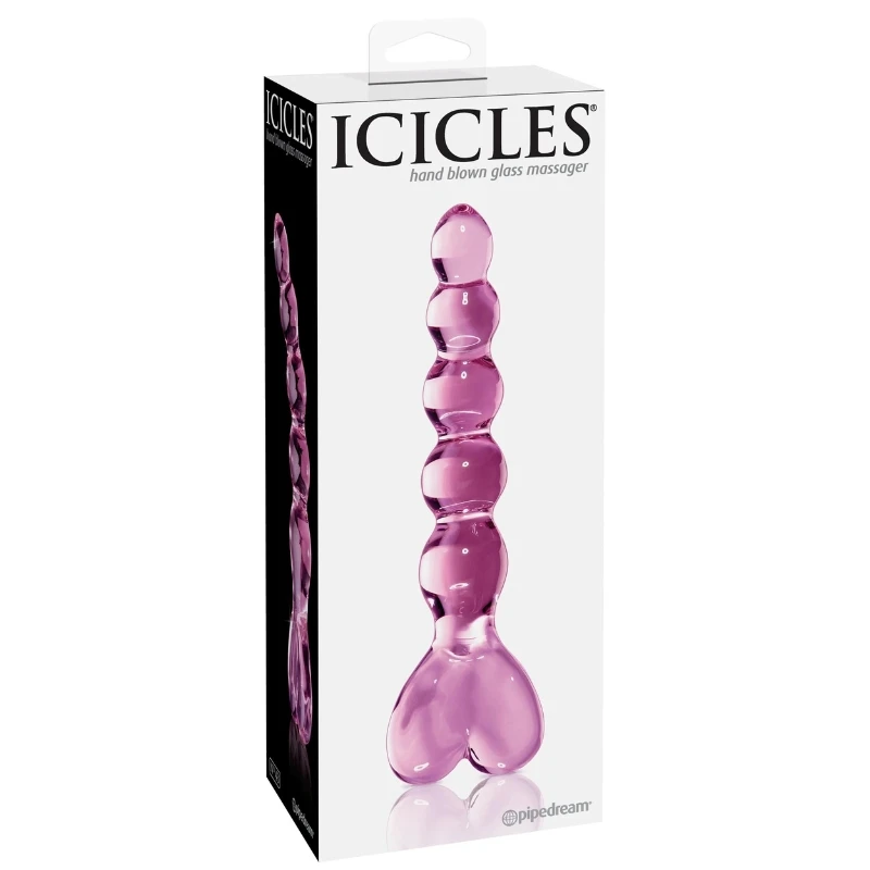 pipedream Icicles No. 43 Glass Beaded Dildo