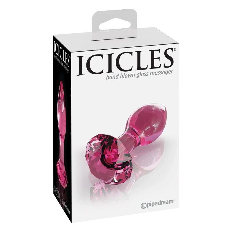 pipedream Icicles No. 79 Glass Anal Plug