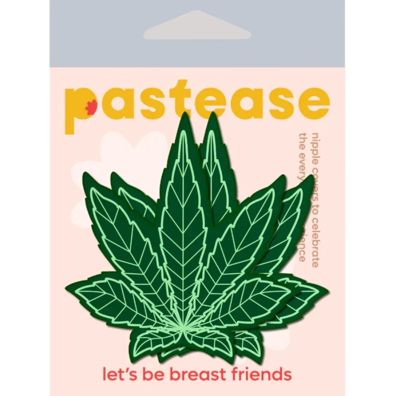 pastease Indica Pot Leaf Nipple Pasties