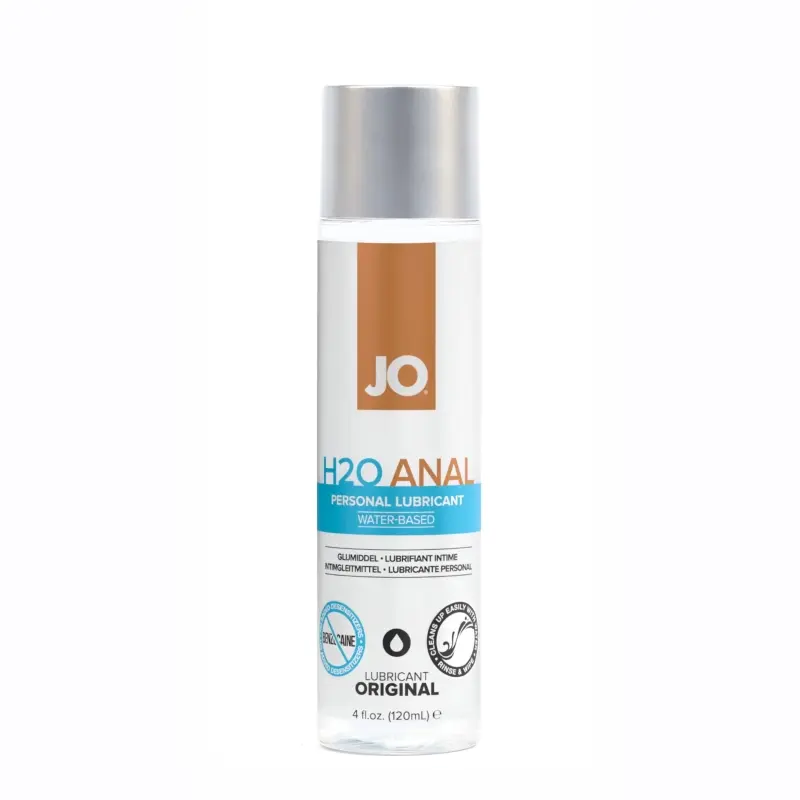 JO H2O Anal Water Based Lubricant 4 oz