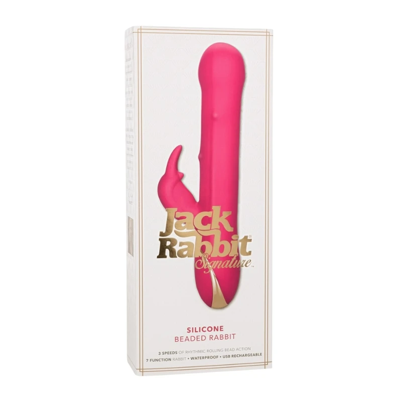 CalExotics Jack Rabbit Signature Silicone Beaded Rabbit Vibrator