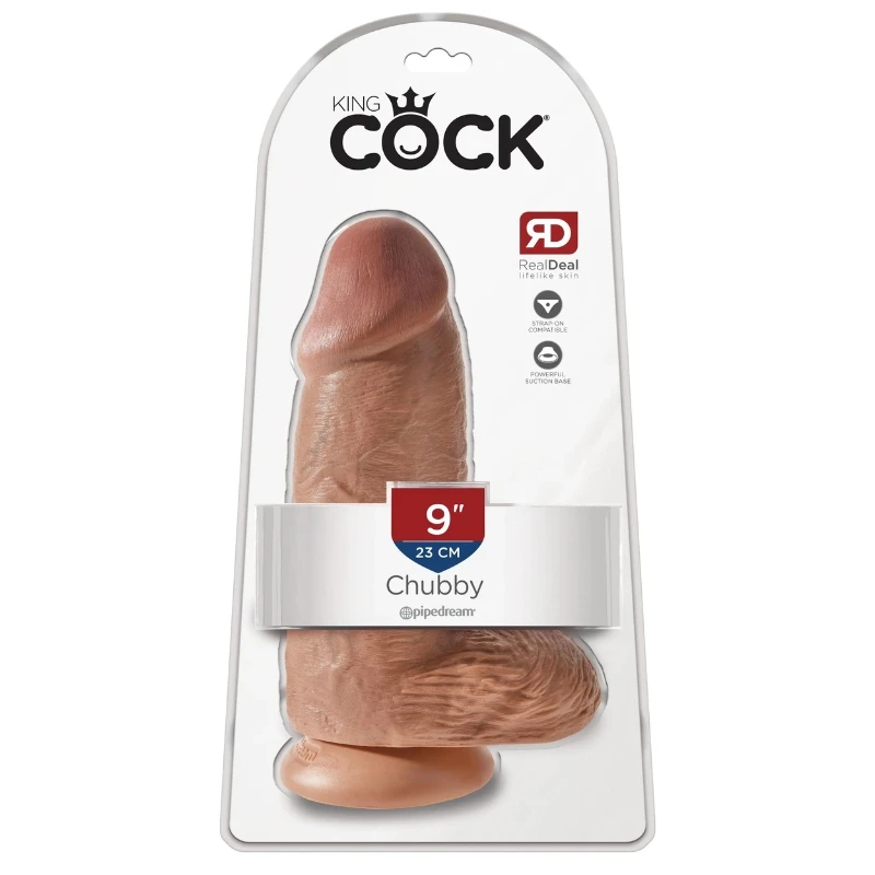 pipedream King Cock Chubby with Balls Dildo