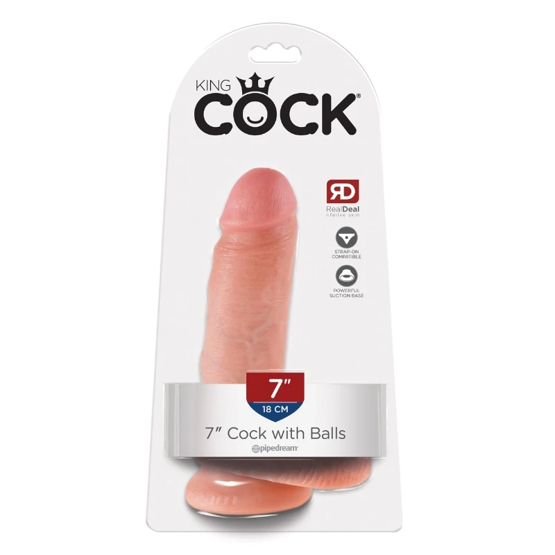 pipedream King Cock Realistic Cock with Balls