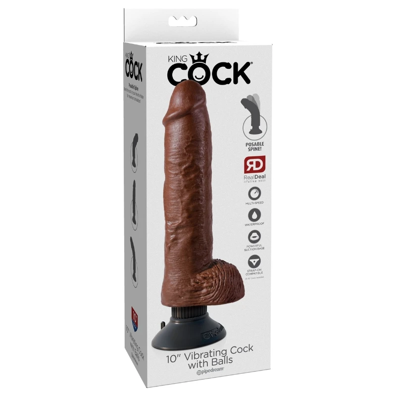 pipedream King Cock Vibrating Cock with Balls