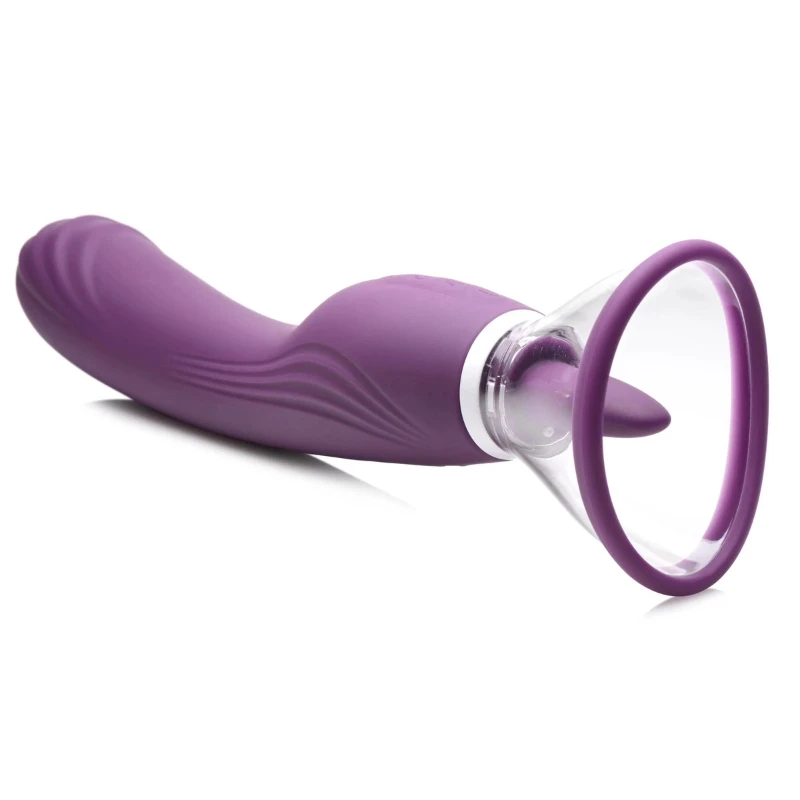 XR Brands Shegasm Lickgasm 8X Licking and Sucking Vibrator