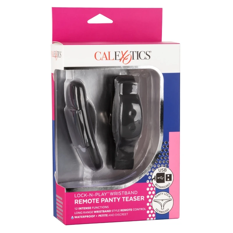 CalExotics Lock-N-Play Wristband Remote Panty Teaser