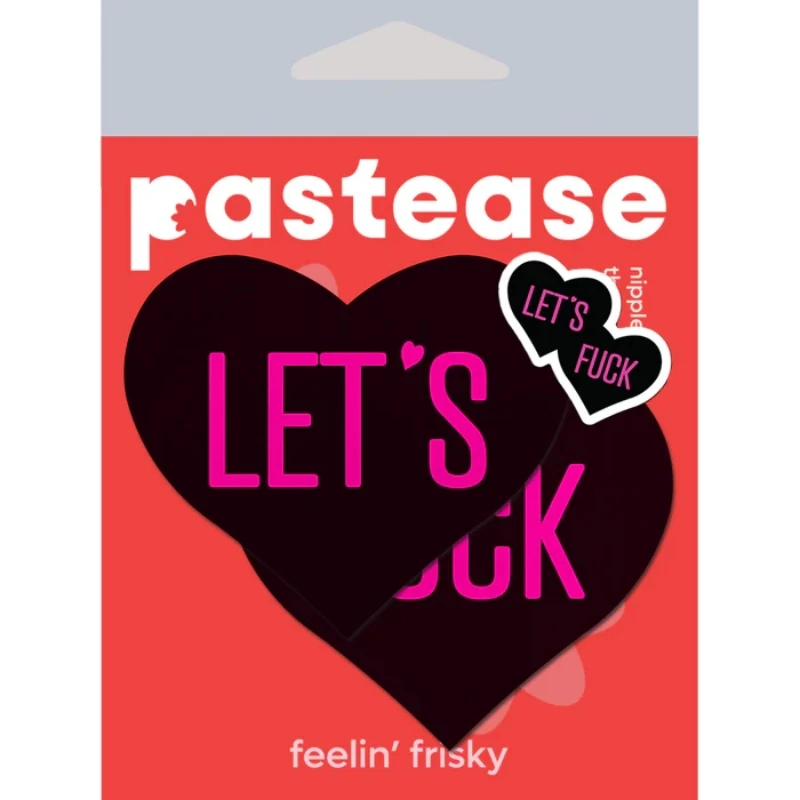 pastease Let's Fuck Pasties Heart