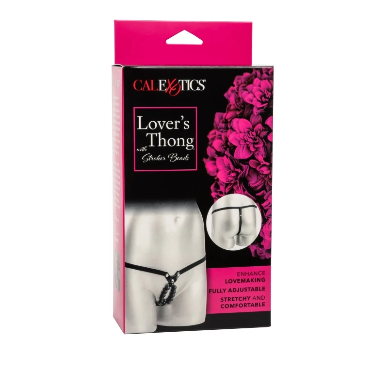 CalExotics Vibrating Lover's Thong With Beads