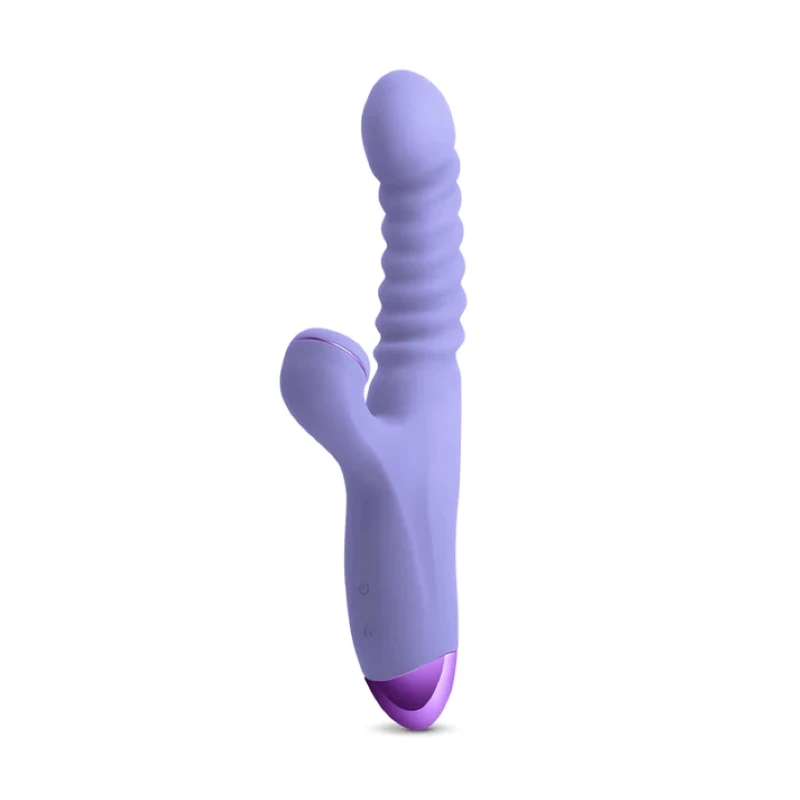 nsnovelties Luxe Nova Thrusting and Throbbing Rabbit Vibrator