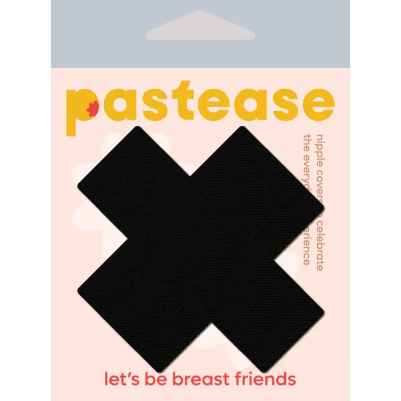 pastease Matte Plus X Cross Nipple Pasties