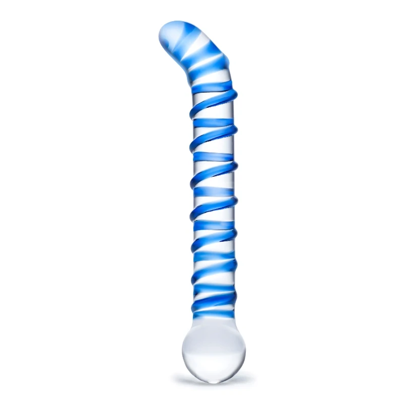 Gläs Mr. Swirly 6.5 Inch G-Spot Glass Dildo