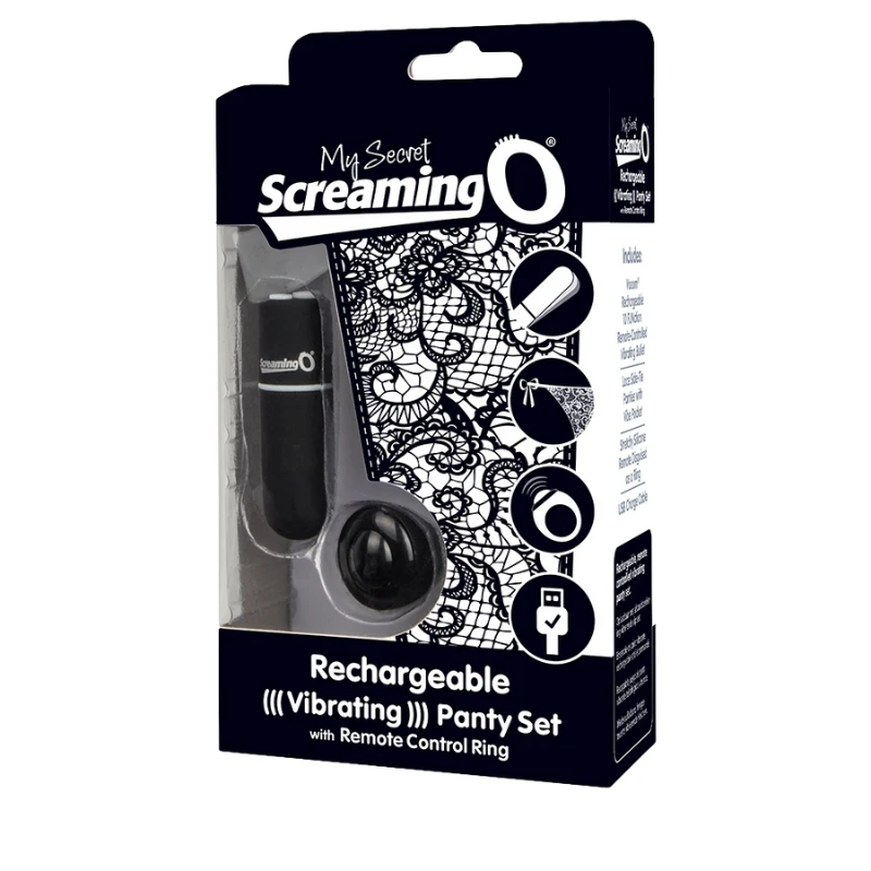 Screaming O My Secret Rechargeable Vibrating Panty Set With Remote Control