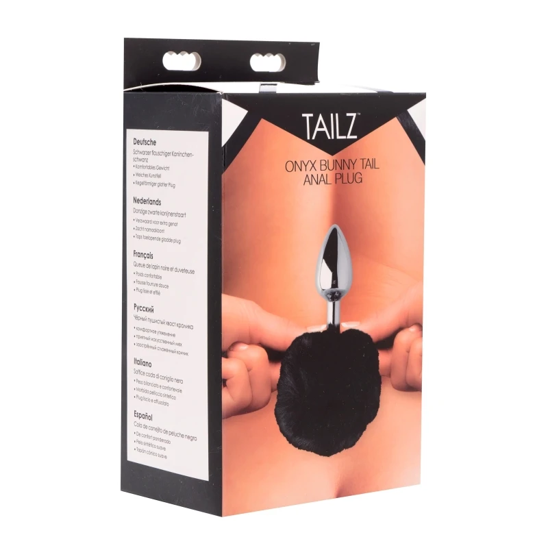 Tailz Onyx Bunny Tail Anal Plug