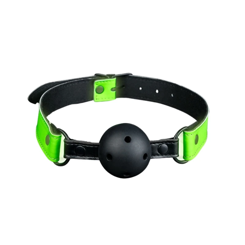 SHOTS Ouch! Glow in The Dark Breathable Ball Gag