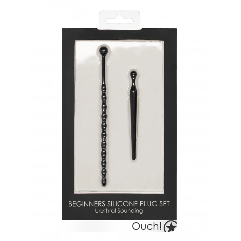 SHOTS Ouch! Beginners Silicone Plug Set Urethral Sounding