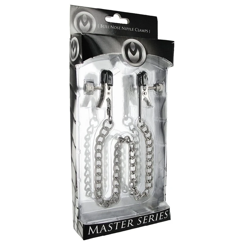 XR Brands Master Series Ox Bull Nose Nipple Clamps