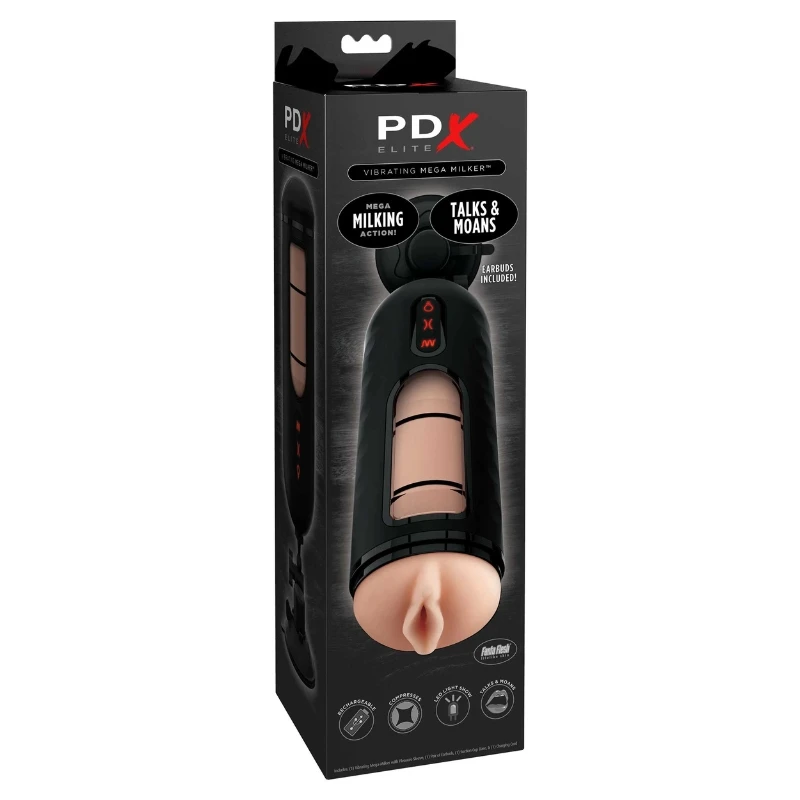 pipedream PDX Brands Elite Vibrating Mega Milker Stroker