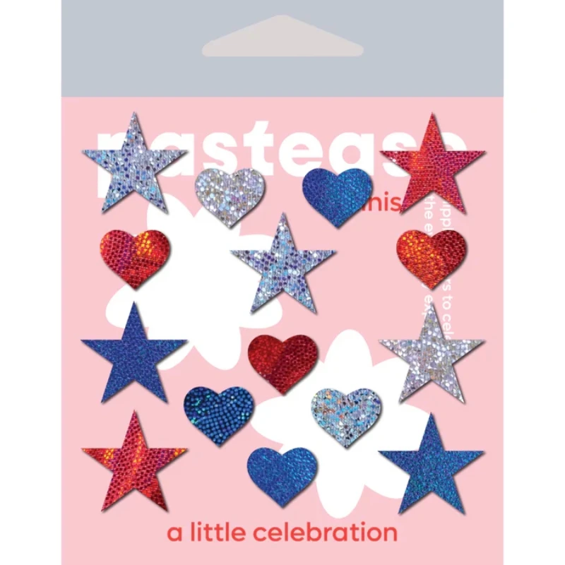 pastease Confetti: Patriotic Baby Star Body Pasties