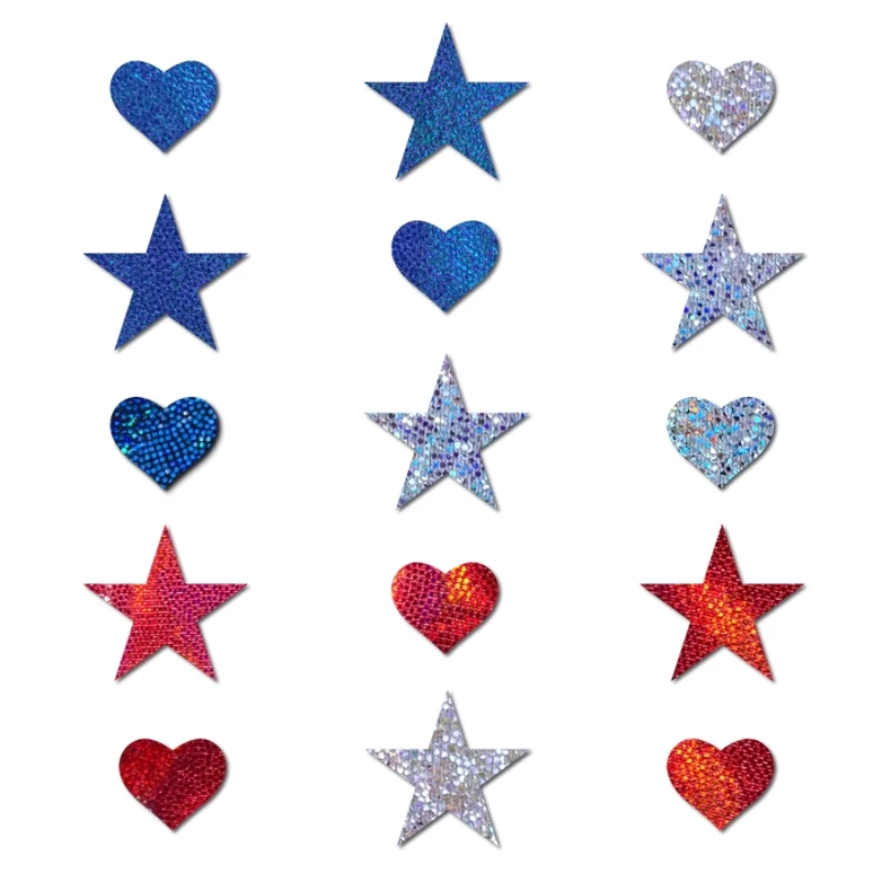 pastease Confetti: Patriotic Baby Star Body Pasties