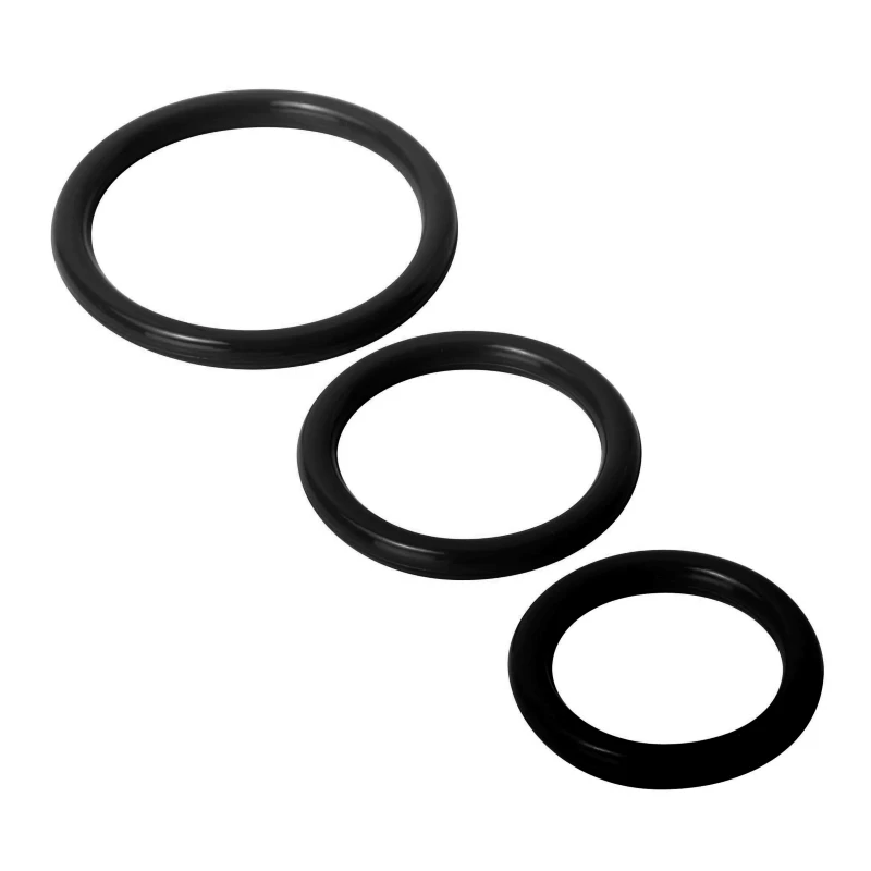 XR Brands Trinity Vibes Silicone Cock Rings