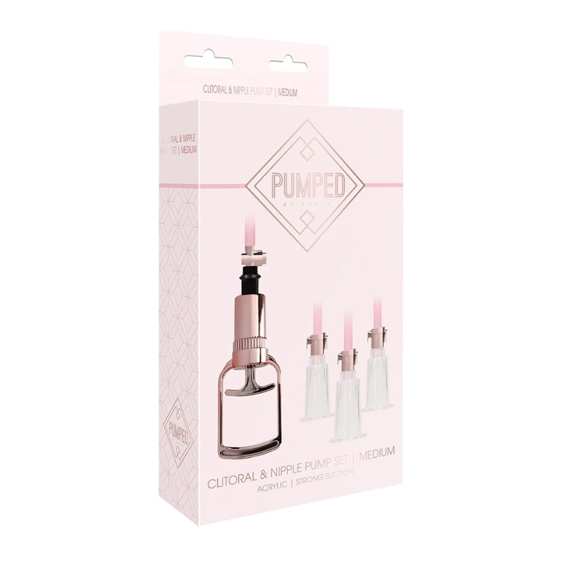 SHOTS Pumped Clitoral and Nipple Pump Set