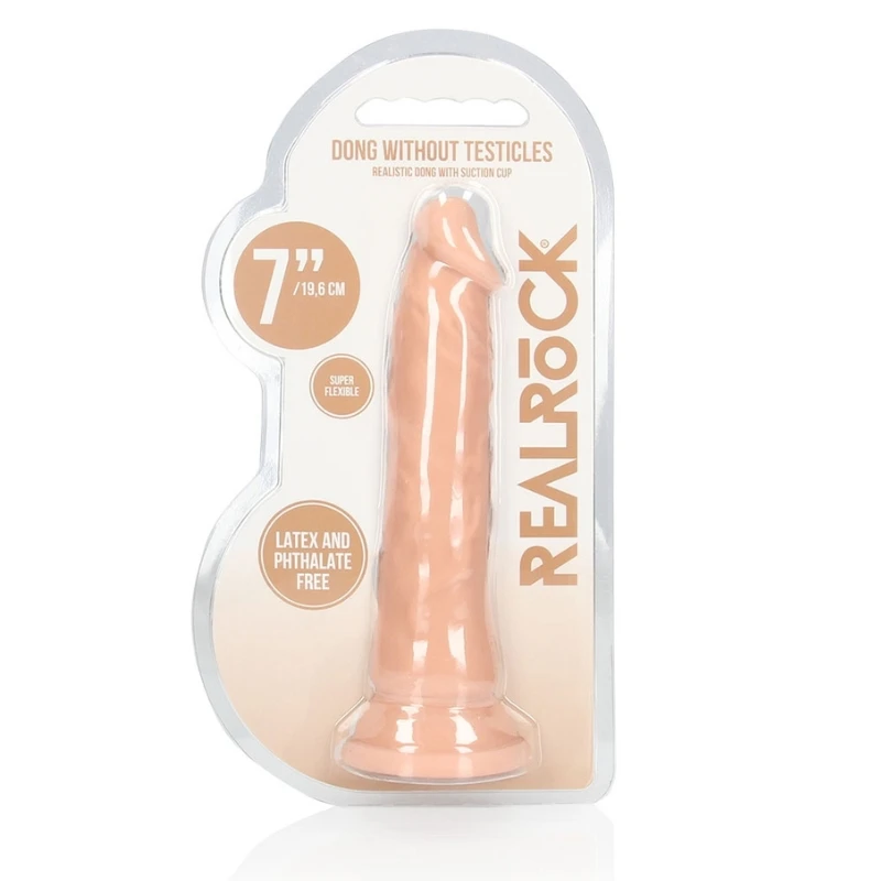 SHOTS Realrock Dong Without Testicles Dildo With Suction Cup