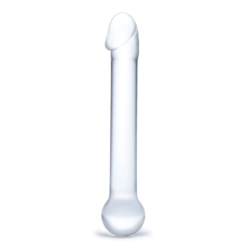 Gläs 7 Inch Realistic Head Glass Dildo