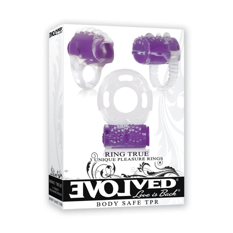 Evolved Novelties Ring True 3 Unique Pleasure Rings