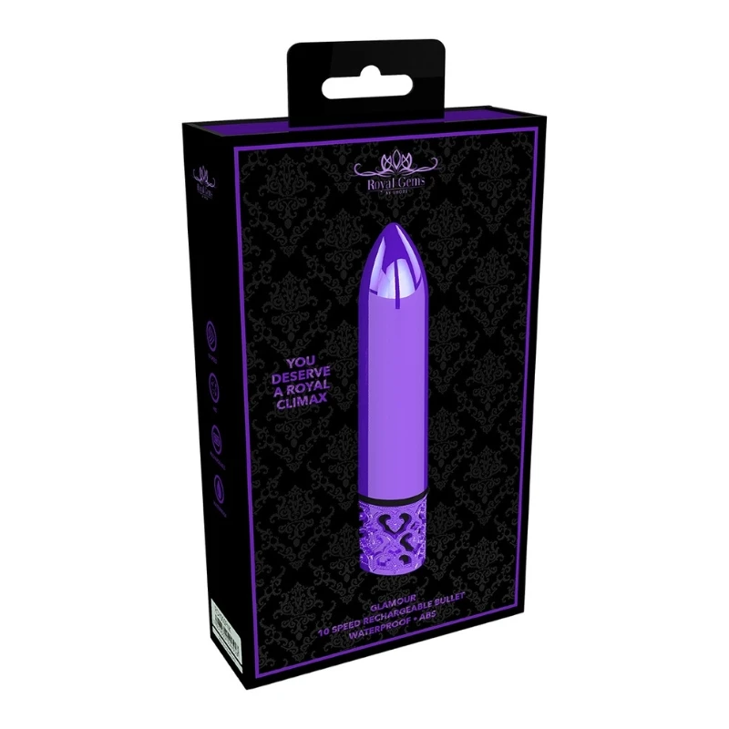 SHOTS Royal Gems Glamour Rechargeable ABS Bullet Vibrator